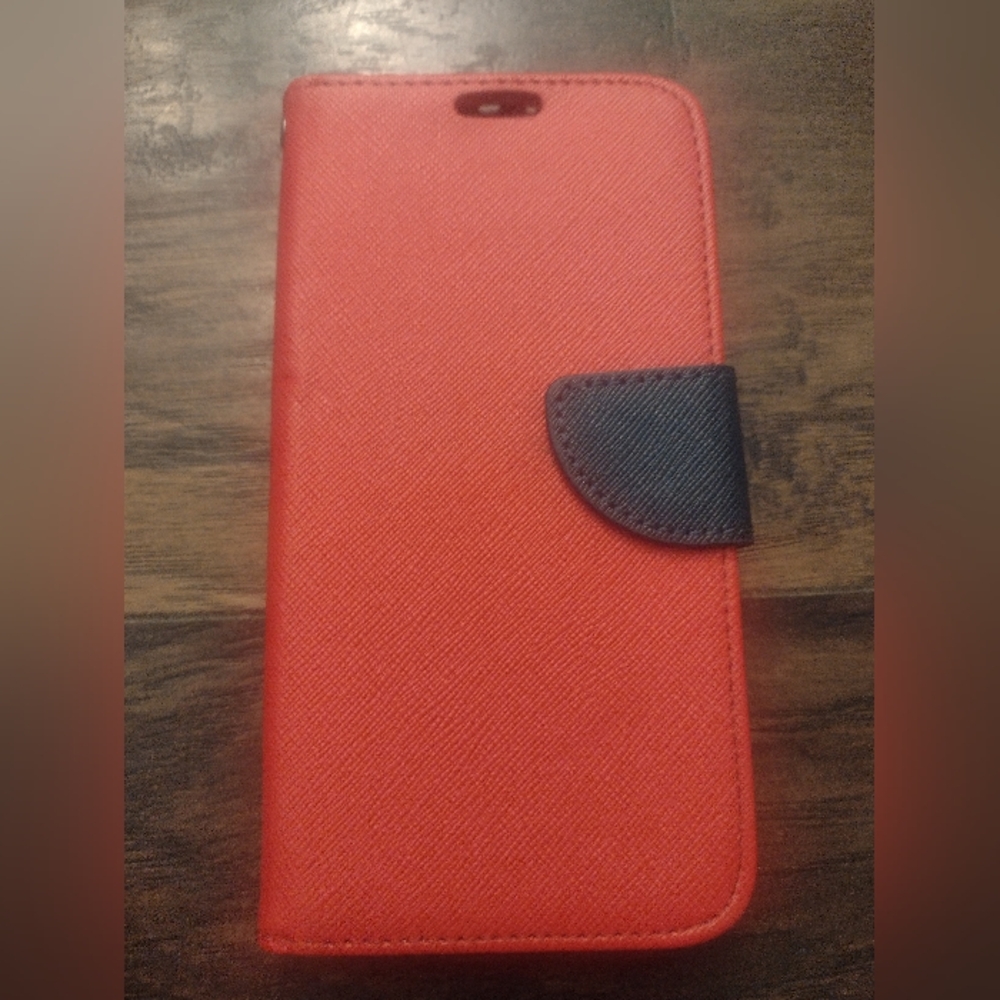 Elegant Red and Black Phone Case